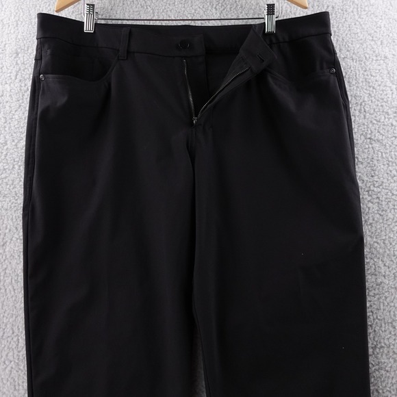 lululemon athletica Other - Lululemon Mens ABC Pants 38 Black Slim Fit Technical Fabric Golf Casual‎